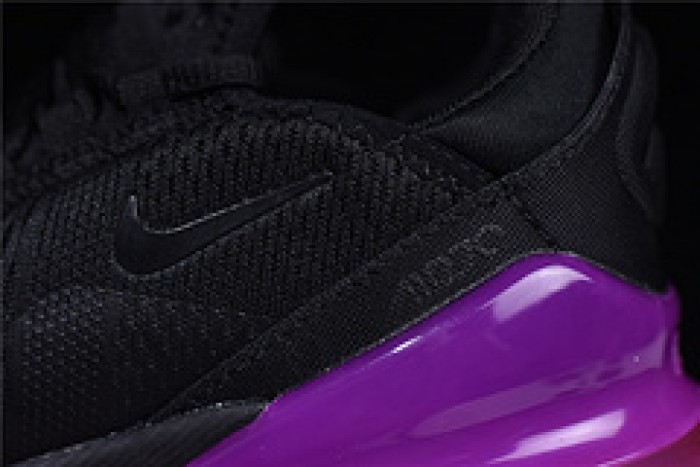 Nike womens Air Max 270 black purple AH6789 016